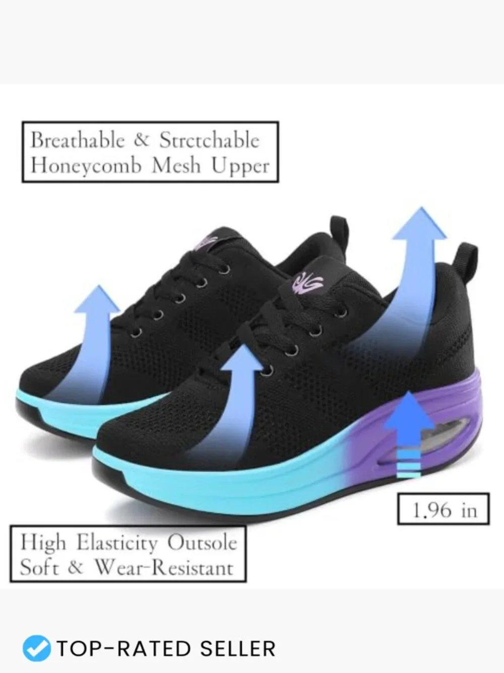 Women's Slip On Walking Sneakers Comfortable Lightweight Work Nurse Shoes